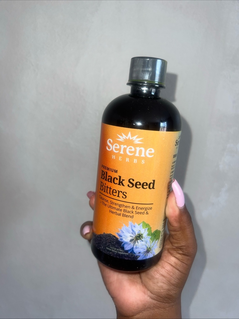Serene Herbs Black Seed Bitters - Orange Label